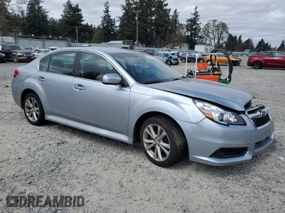 2013 Subaru Legacy Premium with VIN 4S3BMBC62D3013328, listed as a Copart auction lot 54391555 with 85,154 mi miles and Salvage Title. Bid and sale history available at DreamBid. Image 4.