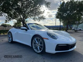 2021 Porsche 911 Carrera with VIN WP0CA2A91MS239859, listed as a Copart auction lot 48832075 with 5,735 mi miles and Non repairable. Bid and sale history available at DreamBid. Image 1.