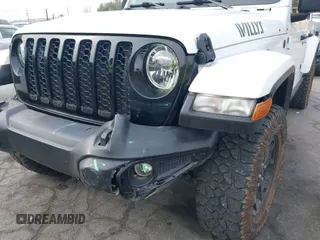 2021 Jeep Gladiator Willys с VIN 1C6HJTAG6ML619730, выставлен на аукционе IAAI как лот 41172494 с пробегом 40 360 миль миль и . История ставок и продаж доступна на DreamBid. Изображение 6.