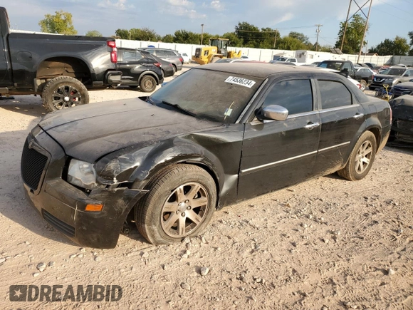 2007 Chrysler 300 with VIN 2C3LA43R17H879062, listed as a Copart auction lot 74536234 with 189,335 mi miles and Salvage Title. Bid and sale history available at carsss.com. Image 1.