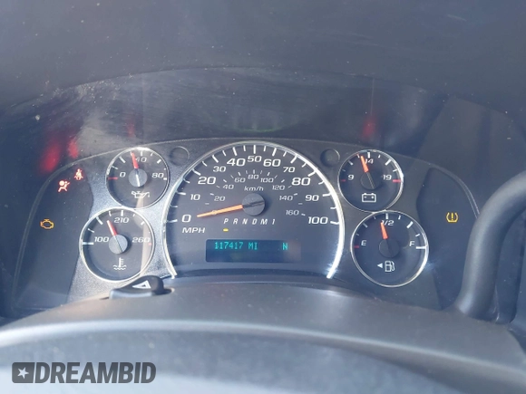 2020 Chevrolet Express Cargo Van with VIN 1GCWGAFG4L1252896, listed as a IAAI auction lot 41996164 with 117,417 mi miles. Bid and sale history available at carsss.com. Image 7.