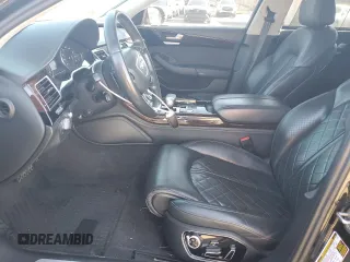 2015 Audi A8 L 4.0T with VIN WAU32AFD5FN022074, listed as a Copart auction lot 44528875 with 127,377 mi miles and Salvage Title. Bid and sale history available at carsss.com. Image 7.