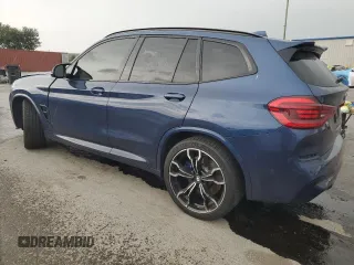 2020 BMW X3 M Competition with VIN 5YMTS0C06LLT11106, listed as a Copart auction lot 72803964 with 49,679 mi miles and Salvage Title. Bid and sale history available at carsss.com. Image 2.