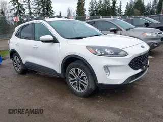 2021 Ford Escape SEL with VIN 1FMCU9H91MUB35409, listed as a IAAI auction lot 41900711 with 19,295 mi miles and . Bid and sale history available at DreamBid. Image 1.