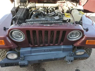 2002 Jeep Wrangler Sahara with VIN 1J4FA59S92P708647, listed as a Copart auction lot 74851654 with 131,794 mi miles and Salvage Title. Bid and sale history available at carsss.com. Image 12.