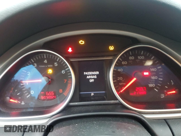 2009 Audi Q7 Premium Plus with VIN WA1EY74L09D015397, listed as a Copart auction lot 72916724 with 217,889 mi miles and Clean title. Bid and sale history available at DreamBid. Image 9.