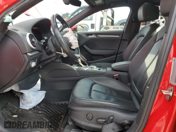 2018 Audi A3 Sedan Premium Plus with VIN WAUJ8GFFXJ1004163, listed as a Copart auction lot 42834264 with 58,556 mi miles. Bid and sale history available at carsss.com. Image 7.