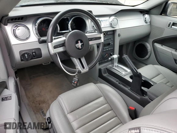 2007 Ford Mustang GT Deluxe with VIN 1ZVHT82H075356342, listed as a Copart auction lot 47814925 with 38,367 mi miles and Salvage Title. Bid and sale history available at carsss.com. Image 8.