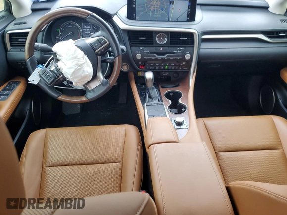 2021 Lexus RX with VIN JTJHZKEA2M2020568, listed as a Copart auction lot 51329565 with 51,961 mi miles and Salvage Title. Bid and sale history available at carsss.com. Image 8.