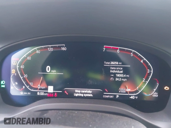 2022 BMW X3 sDrive30i with VIN WBX47DP03NN163698, listed as a IAAI auction lot 41803883 with 28,259 mi miles and . Bid and sale history available at DreamBid. Image 7.