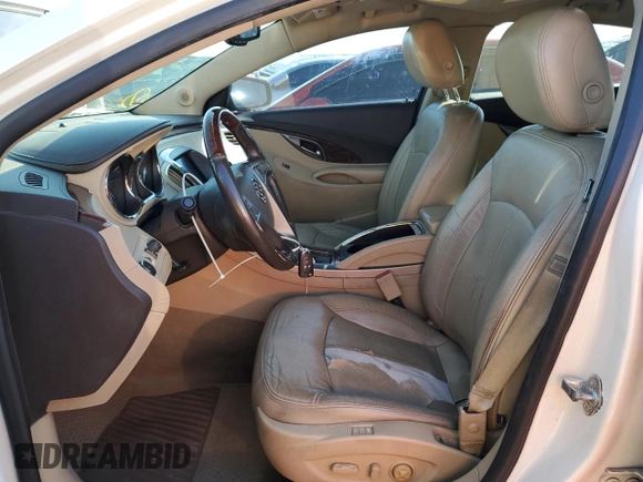 2012 Buick LaCrosse Touring with VIN 1G4GJ5E37CF144492, listed as a Copart auction lot 42339425 with 128,182 mi miles and Salvage title. Bid and sale history available at DreamBid. Image 7.