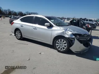 2016 Nissan Sentra SV with VIN 3N1AB7AP8GY218340, listed as a Copart auction lot 46777335 with 154,831 mi miles and Salvage Title. Bid and sale history available at DreamBid. Image 4.