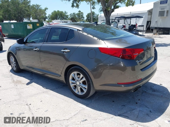 2013 Kia Optima EX with VIN 5XXGN4A78DG220462, listed as a IAAI auction lot 42158221 with 152,637 mi miles and . Bid and sale history available at DreamBid. Image 3.