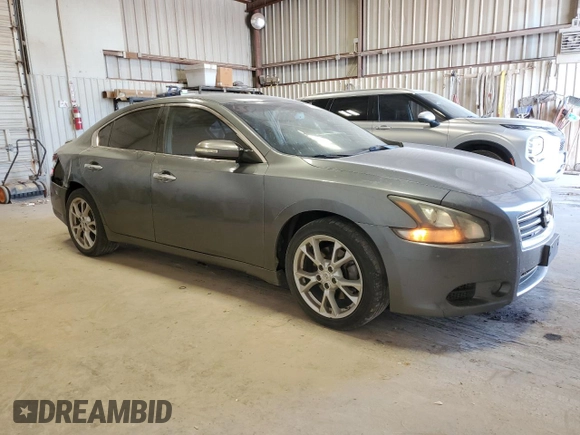 2014 Nissan Maxima S with VIN 1N4AA5AP3EC491816, listed as a Copart auction lot 51977075 with 122,932 mi miles and Salvage Title. Bid and sale history available at DreamBid. Image 4.
