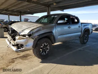 2023 Toyota Tacoma 4WD SR with VIN 3TMCZ5AN6PM612625, listed as a Copart auction lot 50152015 with 32,156 mi miles and Salvage Title. Bid and sale history available at carsss.com. Image 1.