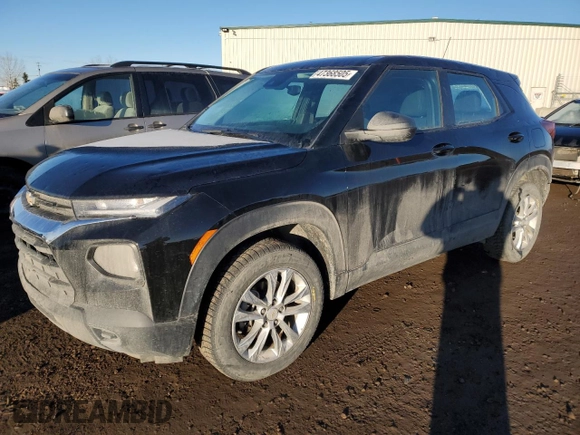 2022 Chevrolet TrailBlazer LS with VIN KL79MNSL8NB021266, listed as a Copart auction lot 47368505 with 60,996 mi miles and Clean Title. Bid and sale history available at carsss.com. Image 1.