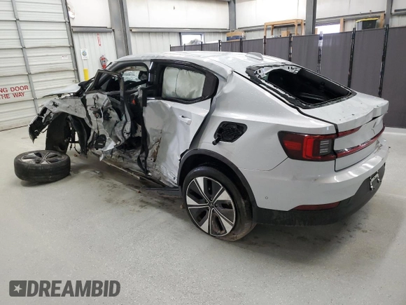 2023 Polestar 2 with VIN YSMED3KA9PL149215, listed as a Copart auction lot 80051514 with 0 mi miles and Non Repairable. Bid and sale history available at carsss.com. Image 2.