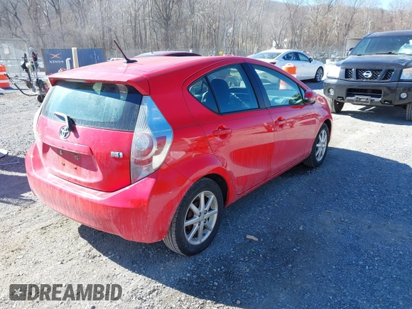 2012 Toyota Prius One with VIN JTDKDTB30C1502723, listed as a IAAI auction lot 41688247 with 162,087 mi miles and . Bid and sale history available at DreamBid. Image 4.