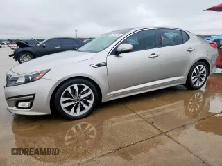 2015 Kia Optima SX Turbo with VIN 5XXGR4A65FG395251, listed as a Copart auction lot 59946765 with 149,633 mi miles and Salvage title. Bid and sale history available at DreamBid. Image 1.