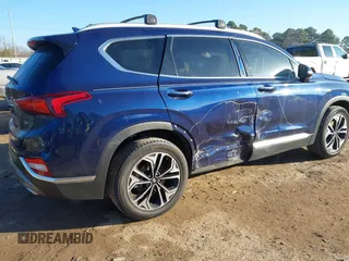 2019 Hyundai Santa Fe Ultimate with VIN 5NMS53AA5KH093555, listed as a IAAI auction lot 41665711 with 72,598 mi miles. Bid and sale history available at carsss.com. Image 4.
