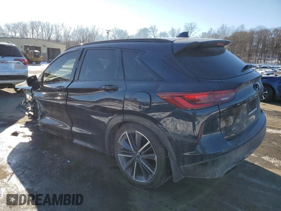 2024 Infiniti QX50 Sport with VIN 3PCAJ5FB7RF112414, listed as a Copart auction lot 42352175 with Not Provided miles and Salvage Title. Bid and sale history available at DreamBid. Image 2.