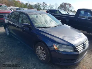 2015 Volkswagen Passat 1.8T S with VIN 1VWAT7A35FC076430, listed as a IAAI auction lot 41121441 with 125,363 mi miles. Bid and sale history available at carsss.com. Image 1.
