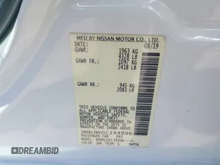 2020 Nissan Altima S z VIN 1N4BL4BV2LC144996, wystawiony jako IAAI lot #42344823 z przebiegiem 94 698 mil mil oraz . Historia ofert i sprzedaży dostępna na DreamBid. Obrazek 9.