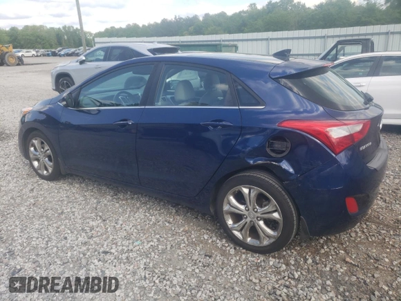2013 Hyundai Elantra GT with VIN KMHD35LE8DU098489, listed as a Copart auction lot 52319825 with 103,248 mi miles and Salvage Title. Bid and sale history available at carsss.com. Image 2.
