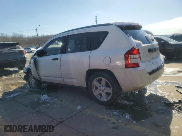 2007 Jeep Compass Sport with VIN 1J8FF47W07D356566, listed as a Copart auction lot 46058685 with 165,884 mi miles and Salvage Title. Bid and sale history available at carsss.com. Image 2.