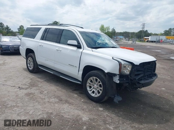 2019 GMC Yukon XL SLT with VIN 1GKS2GKC3KR160900, listed as a IAAI auction lot 41987464 with 88,854 mi miles and . Bid and sale history available at carsss.com. Image 1.