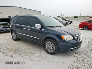 2013 Chrysler Town & Country Touring L with VIN 2C4RC1CG4DR734357, listed as a Copart auction lot 53528215 with 146,680 mi miles and Salvage Title. Bid and sale history available at DreamBid. Image 4.