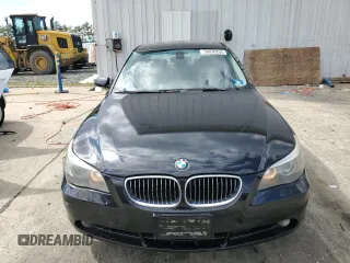 2007 BMW 5 Series 530xi with VIN WBANF73587CU25251, listed as a Copart auction lot 58030295 with 186,995 mi miles and Salvage title. Bid and sale history available at DreamBid. Image 5.