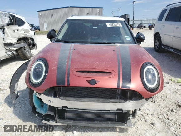 2024 MINI Clubman Cooper S with VIN WMWXJ1C04R2U83603, listed as a Copart auction lot 46906775 with 28,791 mi miles and Salvage Title. Bid and sale history available at carsss.com. Image 5.