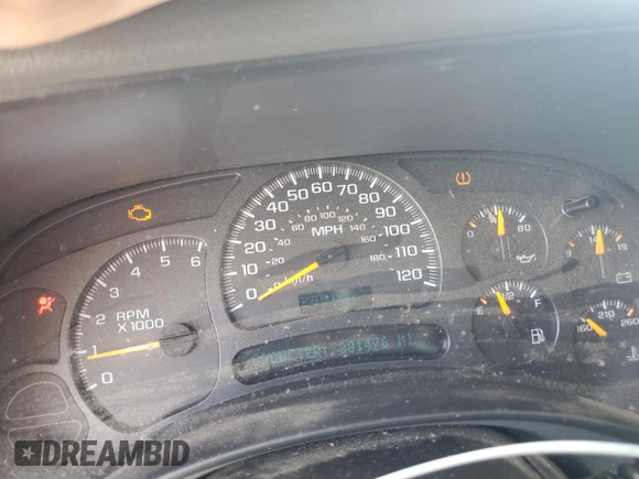 2005 Chevrolet Tahoe Z71 z VIN 1GNEK13T35R201333, wystawiony jako Copart lot #57215075 z przebiegiem 201 476 mil mil oraz Szkoda całkowita • Salvage title. Historia ofert i sprzedaży dostępna na DreamBid. Obrazek 9.