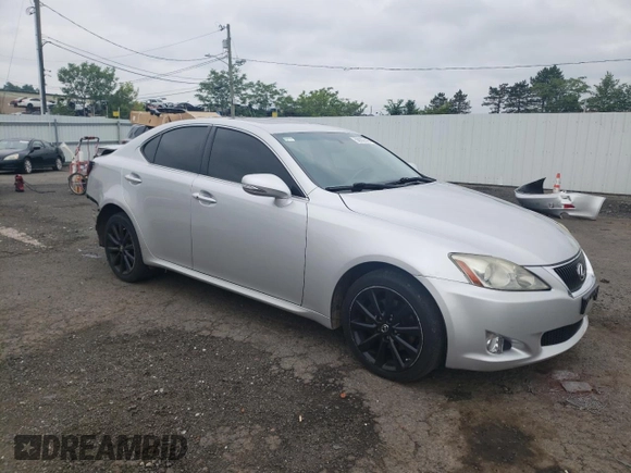 2010 Lexus IS 250 with VIN JTHCF5C24A5044351, listed as a Copart auction lot 59852145 with 171,121 mi miles and Salvage title. Bid and sale history available at DreamBid. Image 4.