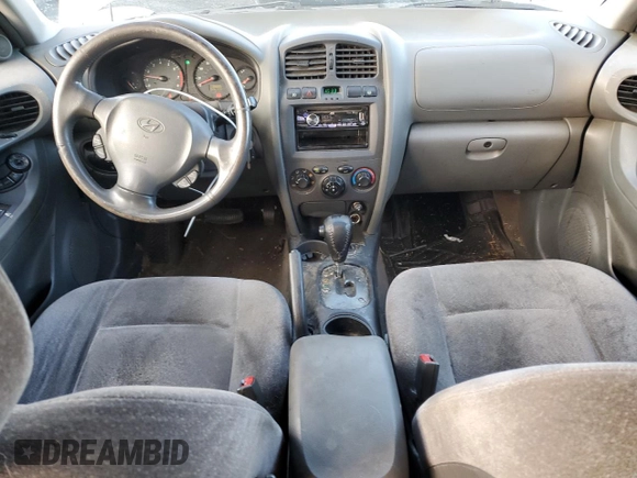 2002 Hyundai Santa Fe GLS with VIN KM8SC73D82U255770, listed as a Copart auction lot 78057954 with 142,822 mi miles and Salvage Title. Bid and sale history available at carsss.com. Image 8.