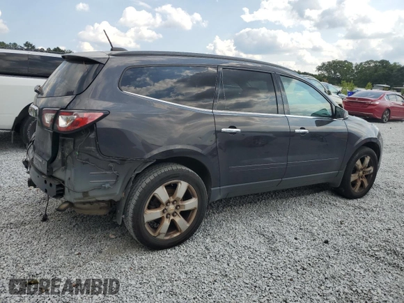 2017 Chevrolet Traverse LT with VIN 1GNKRGKDXHJ158138, listed as a Copart auction lot 67418044 with 120,048 mi miles and Salvage Title. Bid and sale history available at DreamBid. Image 3.