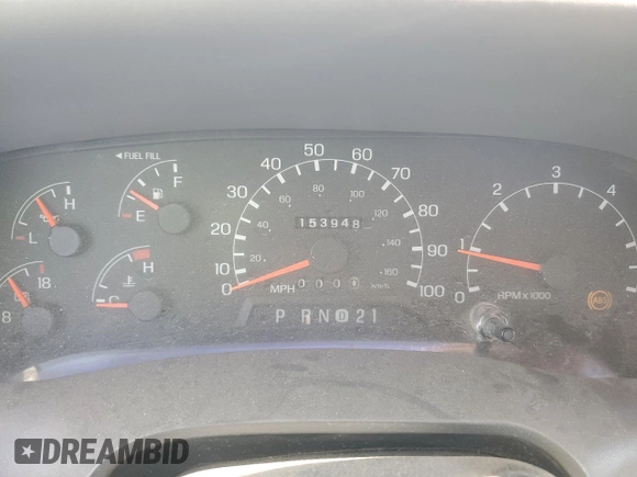 1999 Ford F-250 XL with VIN 1FTNX21L5XEE86694, listed as a Copart auction lot 41697885 with 153,948 mi miles and Salvage title. Bid and sale history available at DreamBid. Image 9.