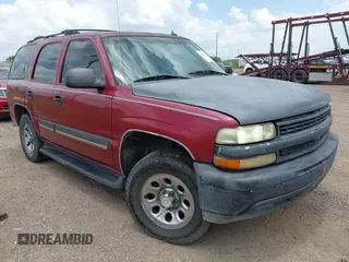 2005 Chevrolet Tahoe LS with VIN 1GNEC13V95R172502, listed as a IAAI auction lot 42565340 with 265,841 mi miles and . Bid and sale history available at DreamBid. Image 1.