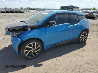 2017 BMW i3 with VIN WBY1Z8C3XHV895363, listed as a Copart auction lot 50173025 with 63,627 mi miles and Salvage Title. Bid and sale history available at carsss.com. Image 1.
