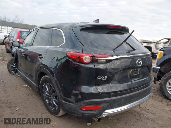 2022 Mazda CX-9 Touring with VIN JM3TCBCY4N0624741, listed as a IAAI auction lot 41766123 with 12,289 mi miles. Bid and sale history available at carsss.com. Image 3.