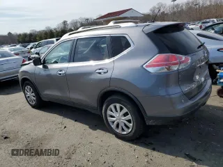 2016 Nissan Rogue S with VIN KNMAT2MV9GP609649, listed as a Copart auction lot 47899345 with 86,407 mi miles and Salvage Title. Bid and sale history available at carsss.com. Image 2.