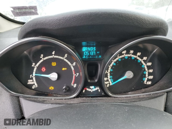 2016 Ford Fiesta SE with VIN 3FADP4EJXGM141998, listed as a Copart auction lot 45905835 with 105,137 mi miles and Salvage Title. Bid and sale history available at DreamBid. Image 9.