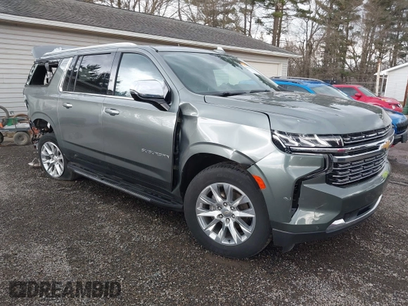 2023 Chevrolet Suburban Premier with VIN 1GNSKFKD6PR372798, listed as a IAAI auction lot 41845081 with 44,175 mi miles and . Bid and sale history available at DreamBid. Image 1.