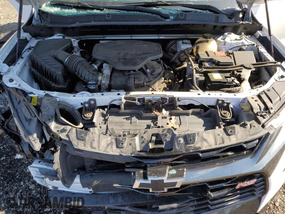2022 Chevrolet Blazer RS with VIN 3GNKBKRS4NS198298, listed as a Copart auction lot 47863555 with 38,442 mi miles and Salvage title. Bid and sale history available at DreamBid. Image 13.