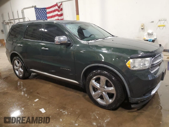 2011 Dodge Durango Citadel with VIN 1D4RE5GG8BC689329, listed as a Copart auction lot 89279205 with 158,339 mi miles and Clean Title. Bid and sale history available at carsss.com. Image 4.
