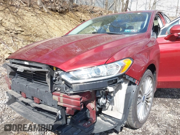 2014 Ford Fusion Titanium with VIN 3FA6P0K93ER123984, listed as a IAAI auction lot 42049931 with 60,443 mi miles. Bid and sale history available at carsss.com. Image 12.