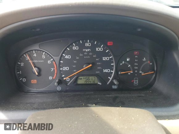 2000 Honda Accord SE with VIN JHMCG5673YC023811, listed as a Copart auction lot 56331885 with 194,416 mi miles and Salvage title. Bid and sale history available at DreamBid. Image 9.