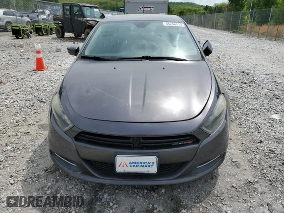 2015 Dodge Dart SXT with VIN 1C3CDFBB3FD310457, listed as a Copart auction lot 54246515 with 114,680 mi miles and Clean Title. Bid and sale history available at carsss.com. Image 5.