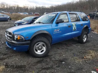 1999 Dodge Durango with VIN 1B4HS28YXXF666645, listed as a Copart auction lot 86899774 with 219,676 mi miles and Salvage title. Bid and sale history available at DreamBid. Image 1.